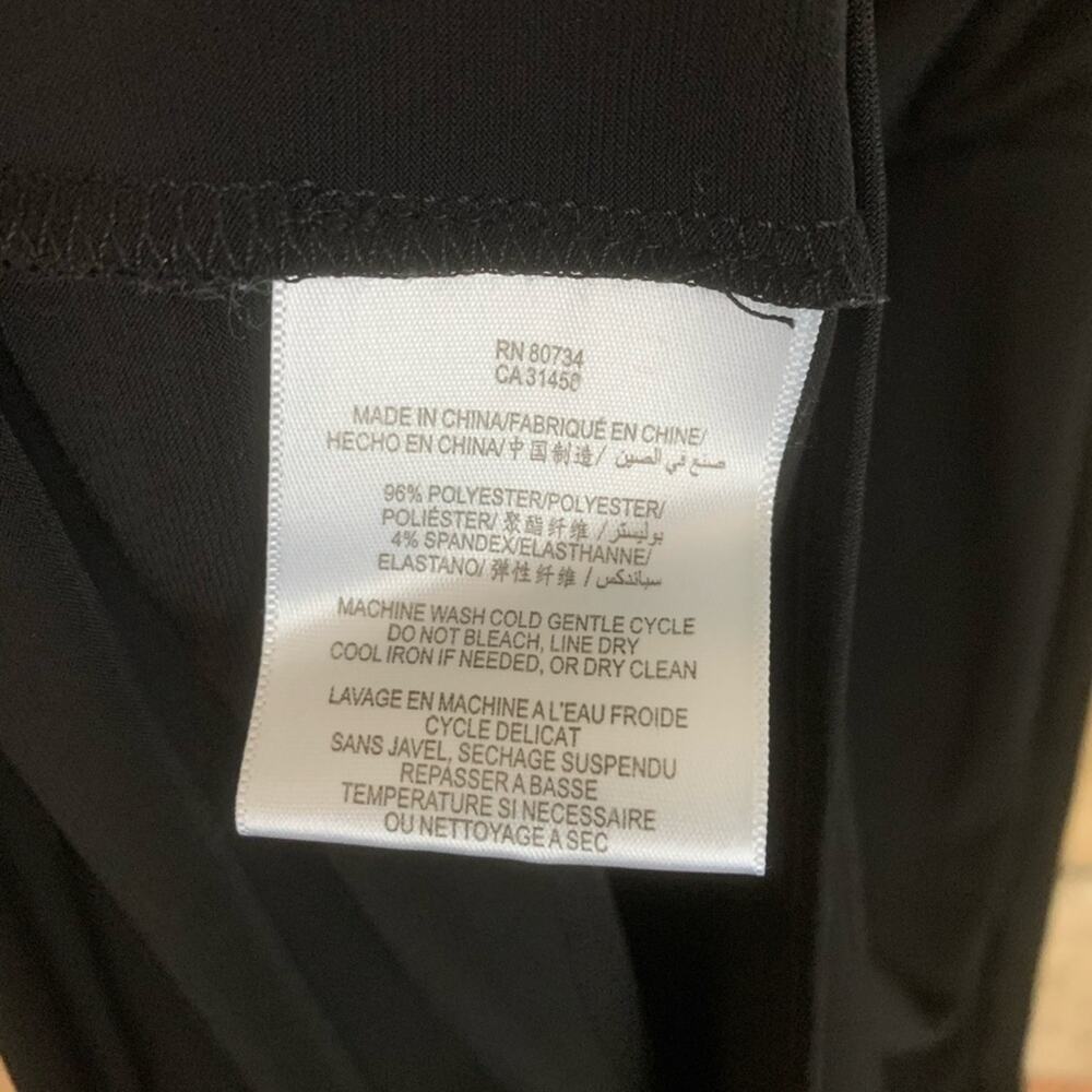 Bcbgeneration Solid Black Long Sleeve Surplice Dr… - image 8